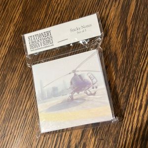 Helicopter Sticky Notes